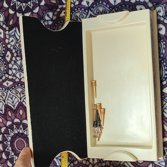 Vintage porcelain cribbage board - Picture 3 of 4